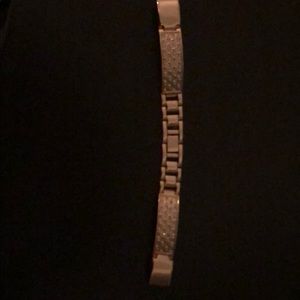 Sparkly rose gold Fitbit band